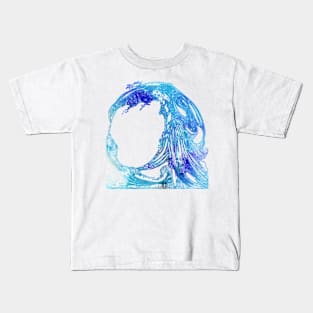 Bird Dancer In Blue Kids T-Shirt